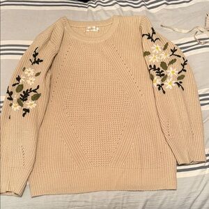 Embroidered Sweater size 1XL NWOT